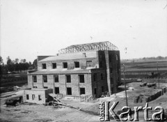 1927-1929, Płock, Polska.
Budowa Elektrowni Miejskiej w Radziwiu.
Fot. NN, zbiory Ośrodka KARTA