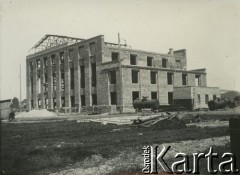 1927-1929, Płock, Polska.
Budowa Elektrowni Miejskiej w Radziwiu.
Fot. NN, zbiory Ośrodka KARTA