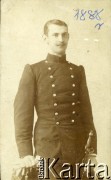 1888, Austro-Węgry. 
Eustachy Turzański w mundurze.
Fot. NN, zbiory Ośrodka KARTA, udostępnił Tomasz Kamiński