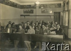1931, Lwów, Polska.Wyższe Kursy Ziemiańskie, wykłady.Fot. NN, zbiory Ośrodka KARTA, udostępnił Tomasz Kamiński
