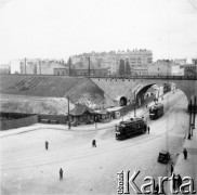 1938, Warszawa, Polska.
Powiśle, widok na ulicę Solec.
Fot. NN, zbiory Ośrodka KARTA, udostępnił Tomasz Kamiński

