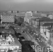 1971-1973, Warszawa, Polska.
Ul. Targowa i panorama Pragi Północ.
Fot. Lubomir T. Winnik, zbiory Ośrodka KARTA