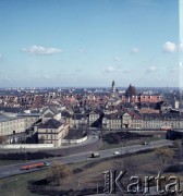 1972-1973, Warszawa, Polska.
Panorama Starego Miasta od strony Al. Świerczewskiego.
Fot. Lubomir T. Winnik, zbiory Ośrodka KARTA
