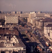 1973, Warszawa, Polska.
Ul. Targowa i panorama Pragi Północ.
Fot. Lubomir T. Winnik, zbiory Ośrodka KARTA