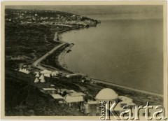 1943, Tyberiada, Brytyjski Mandat Palestyny.
Panorama miasta.
Fot. NN, zbiory Ośrodka KARTA, przekazała Anna Masewicz.
