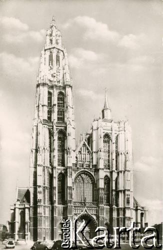 Antwerpia, Belgia.
Katedra Najświętszej Maryi Panny.
Fot. NN, kolekcja Wacława Urbanowicza, zbiory Ośrodka KARTA