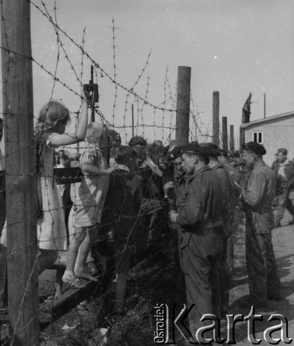 Lipiec 1946, Gdańsk-Wrzeszcz, woj. gdańskie, Polska.
Wojskowy obóz repatriacyjny 