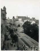 Przed 1939, Warszawa, Polska.
Widok na Krakowskie Przemieście.
Fot. Jerzy Konrad Maciejewski, zbiory Ośrodka KARTA
