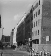 1949, Warszawa, Polska.
Odbudowane budynki przy ul. Jasnej. 
Fot. Jerzy Konrad Maciejewski, zbiory Ośrodka KARTA