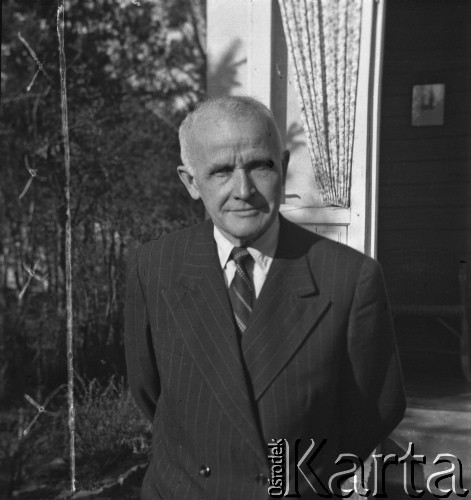 Marzec 1958, Warszawa, Polska.
Jerzy Konrad Maciejewski, dziennikarz 