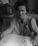 Po 1946, Warszawa, Polska.
Marta Korotyńska, dziennikarka 