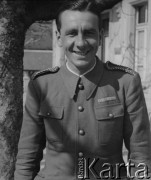 1941, Ostermundigen, Szwajcaria.
Bombardier Edward Lotza, internowany żołnierz oddziału artyleryjskiego z 2. Dywizji Strzelców Pieszych.
Fot. Jerzy Konrad Maciejewski, zbiory Ośrodka KARTA

