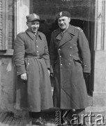 1945-1946, Lys-lez-Lannoy, Francja.
Oficerowie 2. Dywizji Strzelców Pieszych.
Fot. Jerzy Konrad Maciejewski, zbiory Ośrodka KARTA
