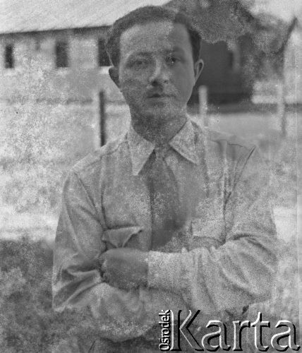 1941, Büren an der Aare, Szwajcaria.
Internowany żołnierz 2. Dywizji Strzelców Pieszych.
Fot. Jerzy Konrad Maciejewski, zbiory Ośrodka KARTA
