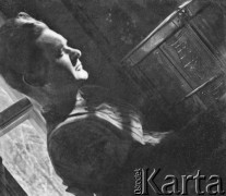 1940-1941, Münchenbuchsee, Szwajcaria.
Żołnierz z 2. Dywizji Strzelców Pieszych, internowany po przekroczeniu granicy francusko-szwajcarskiej.
Fot. Jerzy Konrad Maciejewski, zbiory Ośrodka KARTA
