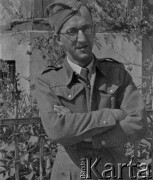 1943-1945, Baden, Szwajcaria.
Internowany żołnierz 2. Dywizji Strzelców Pieszych.
Fot. Jerzy Konrad Maciejewski, zbiory Ośrodka KARTA