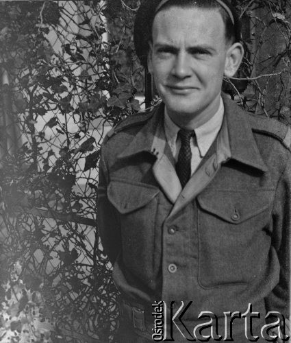 1943-1945, Baden, Szwajcaria.
Internowany żołnierz z 2. Dywizji Strzelców Pieszych.
Fot. Jerzy Konrad Maciejewski, zbiory Ośrodka KARTA