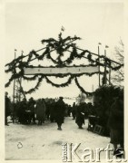 11-14.02.1937, Jabłonica, woj. lwowskie, Polska.
Punkt kontrolny na trasie IV marszu zimowego 