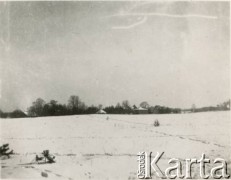1937-1939, Zułów, woj. wileńskie, Polska.
Zułów zimą.
Fot. NN, zbiory Ośrodka KARTA, udostępniła Anna Kiljan