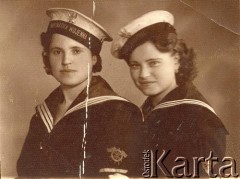 Ok. 1939, Pińsk. woj. poleskie, Polska.
Marynarki Floty Pińskiej. Na odwrocie dedykacja 