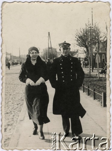 7.03.1936, Kowel, woj. wołyńskie, Polska.
Helena i Ignacy Czapscy.
Fot. Foto-Film, zbiory Ośrodka KARTA, udostępniała Bernadetta Czapska