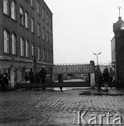 14-22.12.1970, Szczecin, Polska.
Wydarzenia grudniowe - strajkujący zakład. Na transparencie napis: 