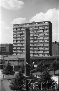 Lata 70., Szczecin, Polska.
Pomnik Wdzięczności Armii Radzieckiej przy pl. Żołnierza Polskiego.
Fot. Maciej Jasiecki, zbiory Ośrodka KARTA