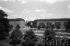 Lata 70., Szczecin, Polska.
Plac Lotników.
Fot. Maciej Jasiecki, zbiory Ośrodka KARTA