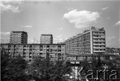 Lata 70., Szczecin, Polska.
Ul. M.Buczka (obecnie marsz. J. Piłsudskiego).
Fot. Maciej Jasiecki, zbiory Ośrodka KARTA
