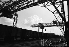 Lata 70., Szczecin, Polska.
Port.
Fot. Maciej Jasiecki, zbiory Ośrodka KARTA