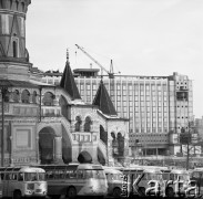 1966, Moskwa, ZSRR.
Postój autobusów.
Fot. Maciej Jasiecki, zbiory Ośrodka KARTA