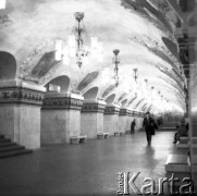 1966, Moskwa, ZSRR.
Metro.
Fot. Maciej Jasiecki, zbiory Ośrodka KARTA