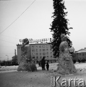 1966, Moskwa, ZSRR.
Rzeźby śnieżne.
Fot. Maciej Jasiecki, zbiory Ośrodka KARTA