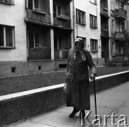 Lata 60.-70., Szczecin, Polska.
Staruszka.
Fot. Maciej Jasiecki, Fundacja Ośrodka KARTA