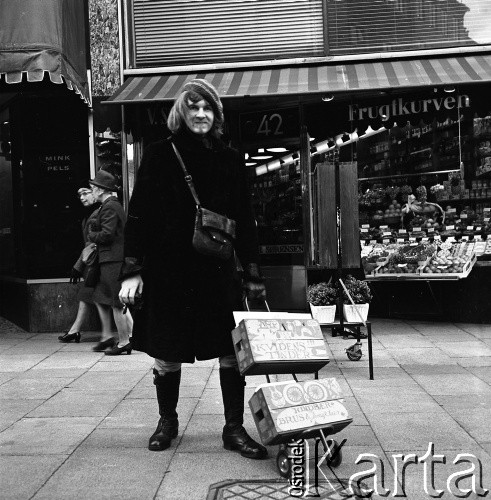 1972, Kopenhaga, Dania.
Nieznany mężczyzna. Zdjęcie zrobione w czasie rejsu MS Jedność Robotnicza.
Fot. Maciej Jasiecki, zbiory Ośrodka KARTA