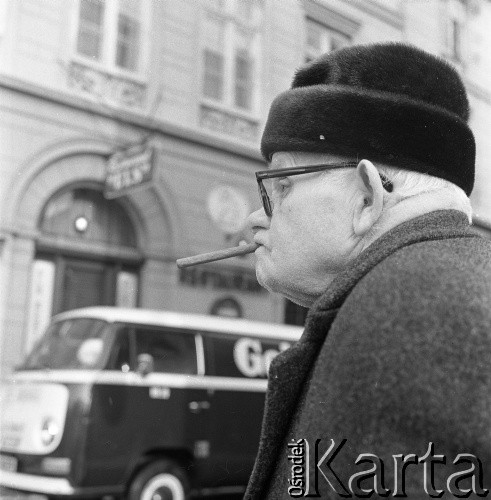 1972, Kopenhaga, Dania.
Nieznany mężczyzna. Zdjęcie zrobione w czasie rejsu MS Jedność Robotnicza.
Fot. Maciej Jasiecki, zbiory Ośrodka KARTA