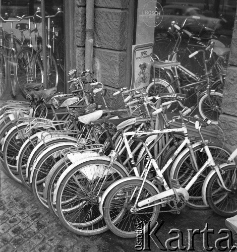 1972, Kopenhaga, Dania.
Rowery. Zdjęcie zrobione w czasie rejsu MS Jedność Robotnicza.
Fot. Maciej Jasiecki, zbiory Ośrodka KARTA