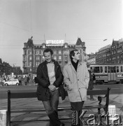 1972, Kopenhaga, Dania.
Fotograf Maciej Jasiecki z nieznanym mężczyzną. Zdjęcie zrobione w czasie rejsu MS Jedność Robotnicza.
Fot. NN, zbiory Ośrodka KARTA