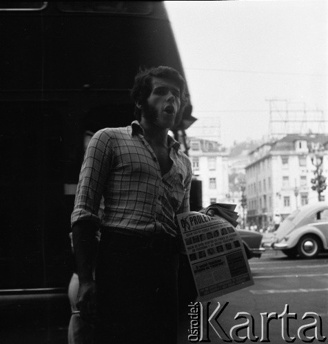 Wrzesień 1975, Lizbona, Portugalia.
Działacz komunistyczny. Zdjęcie wykonane w czasie rejsu MS Kopalnia Wirek.
Fot. Maciej Jasiecki, zbiory Ośrodka KARTA