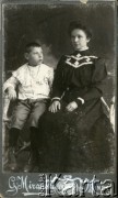 1909, Imperium Rosyjskie.
Portret Edmunda i Marii Żórawskich wykonany w atelier fotograficznym 