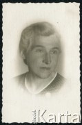 1938, brak miejsca.
Portret Jadwigi Tyszyńskiej z domu Żórawskiej.
Fot. NN, zbiory Ośrodka KARTA, przekazała Danuta Tyszyńska-Kownacka.