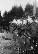 20.09.1943, Łysica, Góry Świętokrzyskie. 
Pluton III Konecki kaprala Tadeusza Jencza ps. 