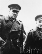 1940-1945, brak miejsca.
Z lewej Harold Perkins, który w czasie II wojny światowej stał na czele polskiej sekcji Special Operations Executive (SOE - Kierownictwo Operacji Specjalnych).
Fot. NN, kolekcja Cezarego Chlebowskiego, zbiory Ośrodka KARTA