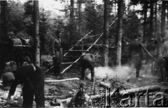 Czerwiec 1943, Wykus, Góry Świętokrzyskie.
Zgrupowania Partyzanckie AK 