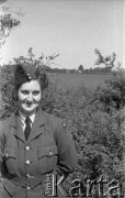 1943-1946, Wielka Brytania. 
Ochotniczka WAAF (Pomocniczej Lotniczej Służby Kobiet).
Fot. Zenon Brejwo, zbiory Ośrodka KARTA
