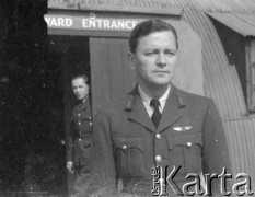 1944-1946, Faldingworth, Wielka Brytania.
Niezidentyfikowany porucznik lekarz.
Fot. Zenon Brejwo, zbiory Ośrodka KARTA