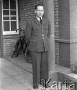 1943-1946, Wielka Brytania. 
Lotnik z personelu naziemnego Polskich Sił Powietrznych. 
Fot. Zenon Brejwo, zbiory Ośrodka KARTA