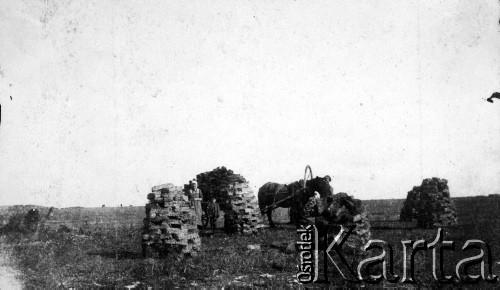 1919, Syberia, Rosja.
Kopanie torfu (?).
Fot. Jarosław Okulicz-Kozaryn, zbiory Ośrodka KARTA.