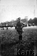 1918, Francja.
Żołnierz armii gen. Hallera, w tle tor wyścigów konnych.
Fot. Jarosław Okulicz-Kozaryn, zbiory Ośrodka KARTA
