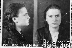 Brak daty, brak miejsca.
Rapiejko Wanda Janowna - portret więzienny.
Fot. NN, zbiory Ośrodka KARTA